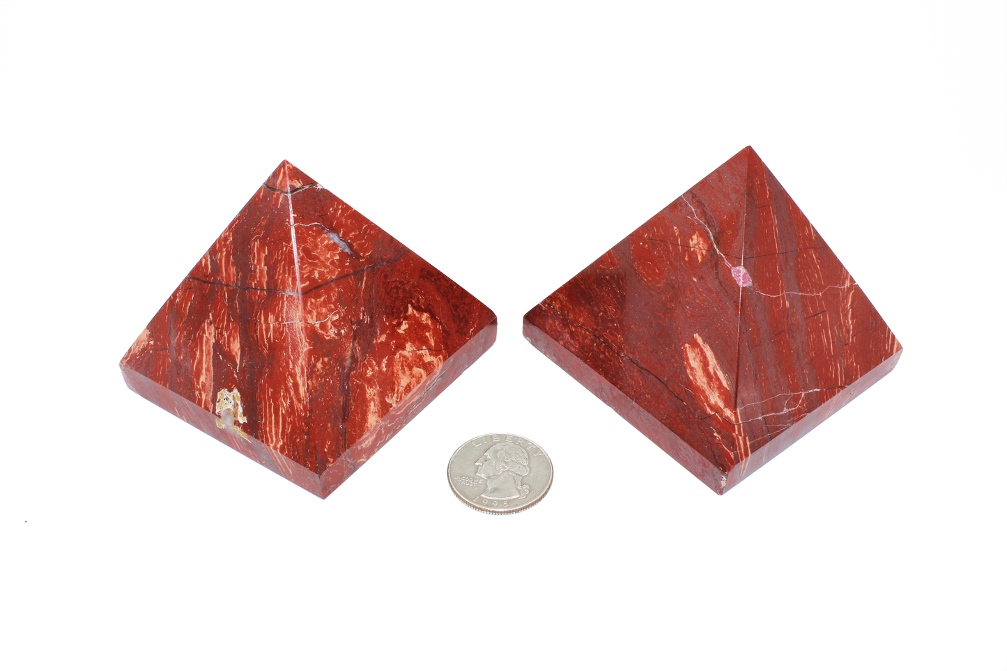 Large Snakeskin Agate Pyramid