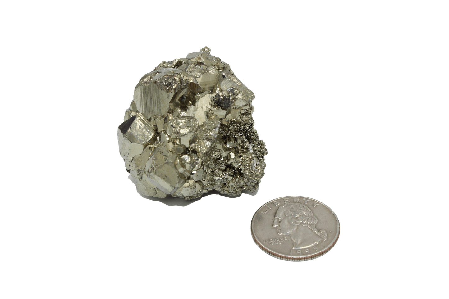 Pyrite Crystal Cluster- D