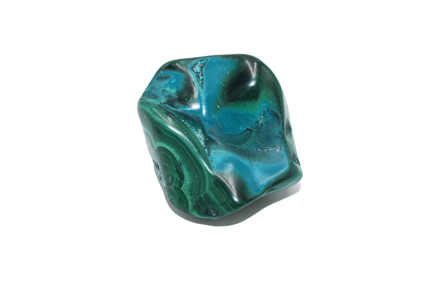 Malachite with Chrysocolla -A