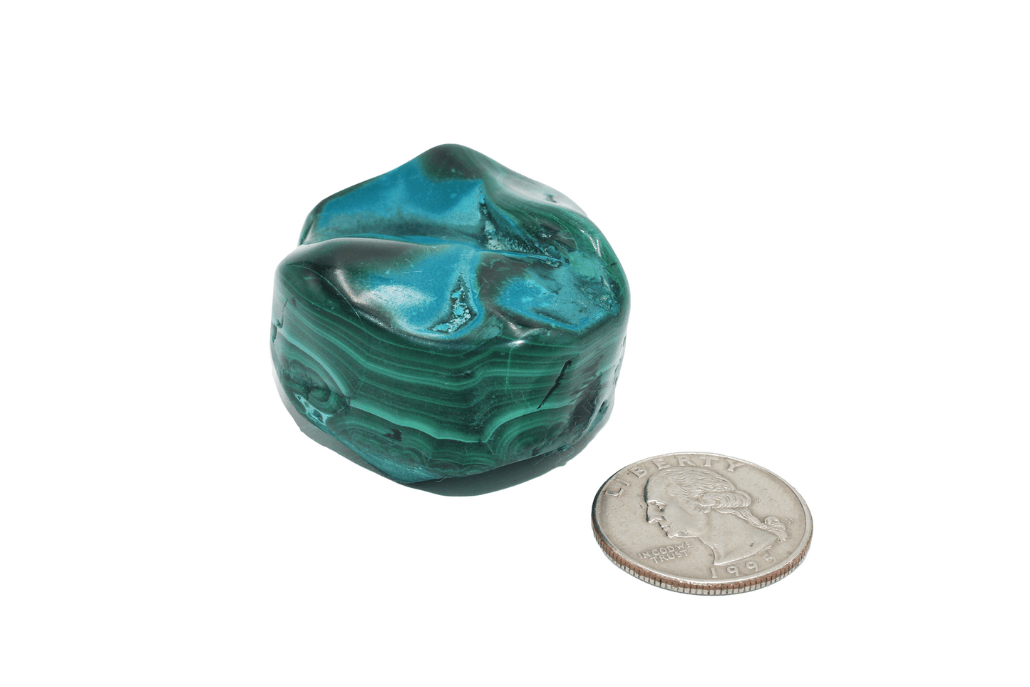 Malachite with Chrysocolla -A