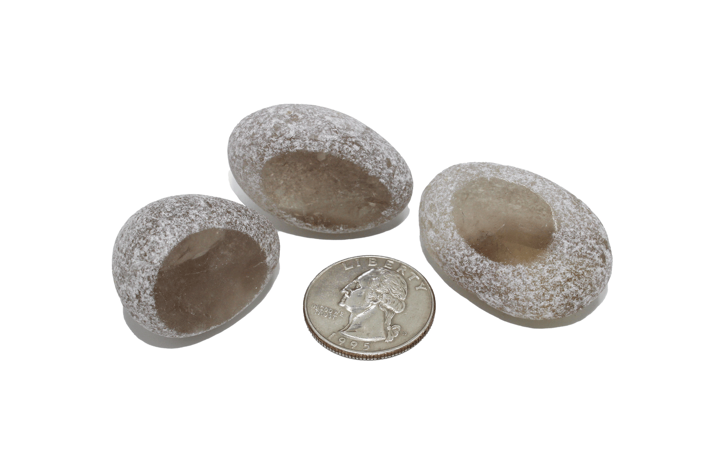 Smoky Quartz Emma Eggs (Seer Stone)