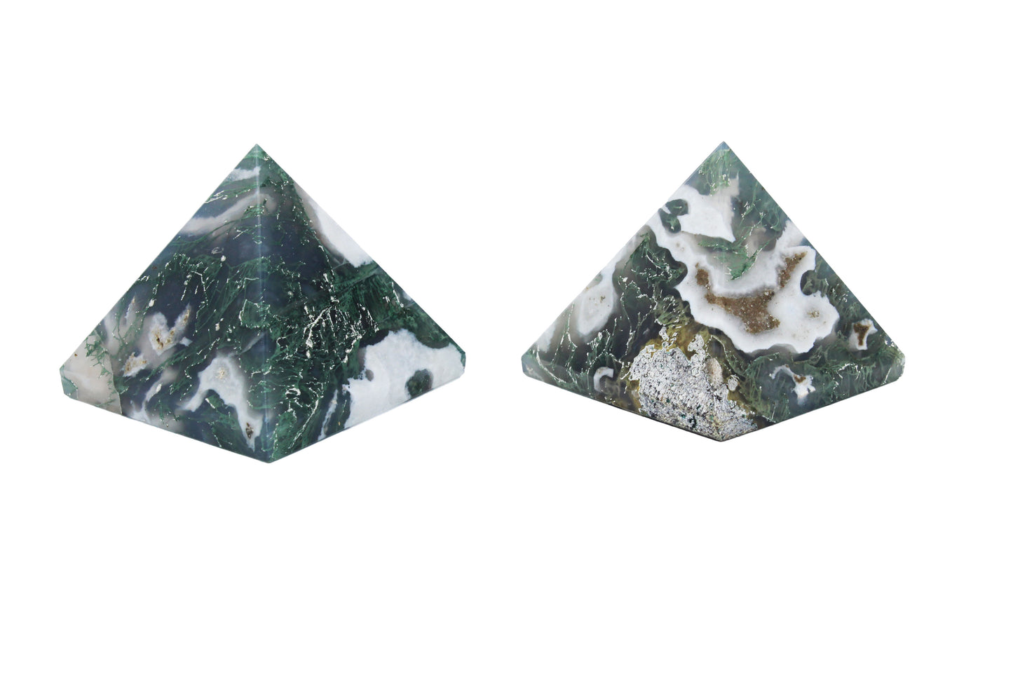 Moss Agate Pyramid