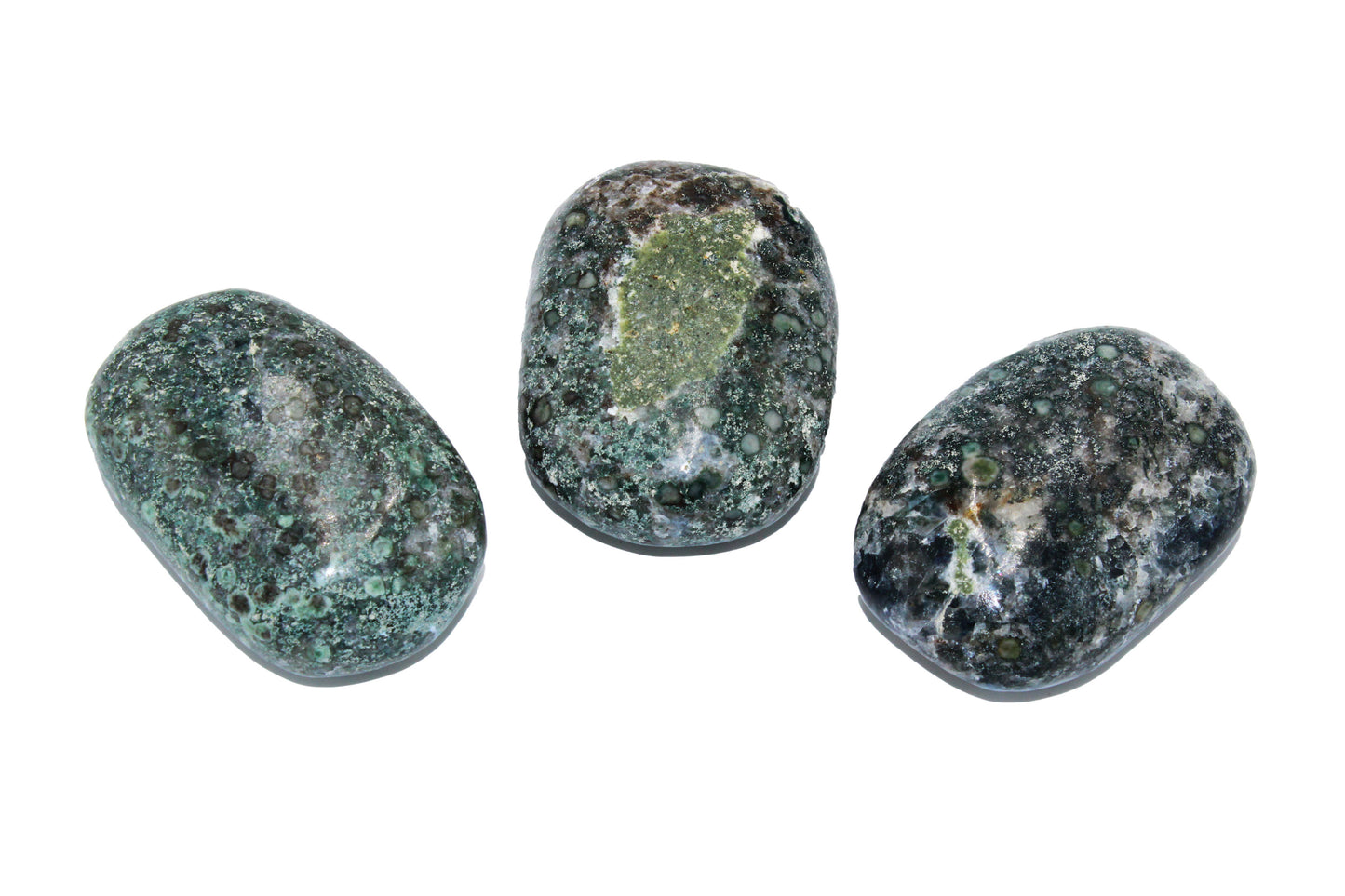 Moss Agate Palm Stone