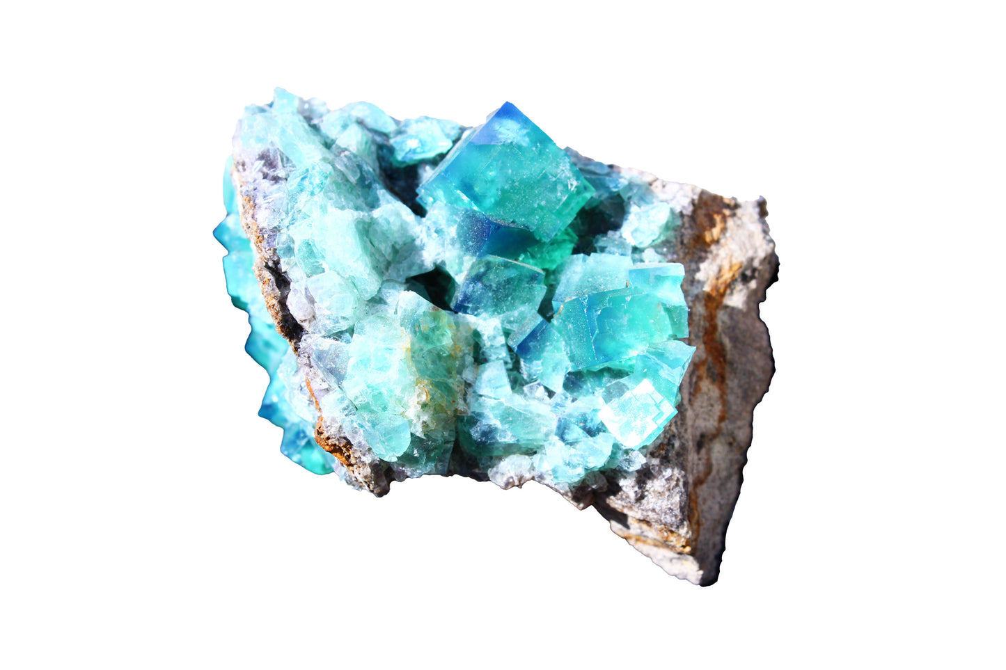 Day Fluorescent Fluorite Large - B