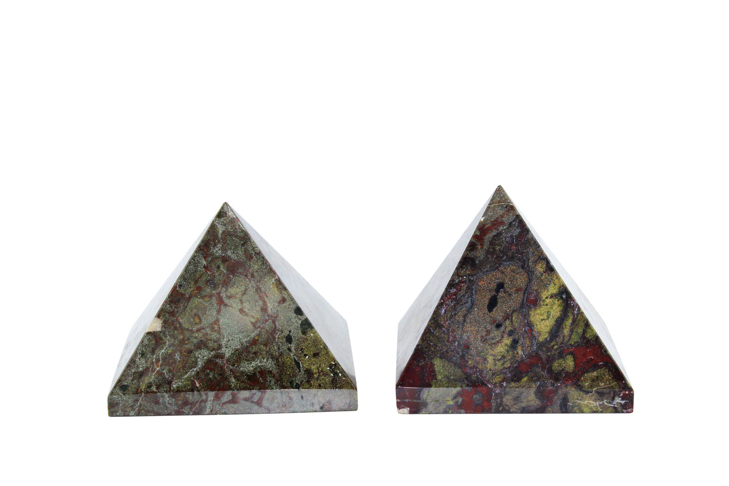Dragons Blood Jasper Pyramid