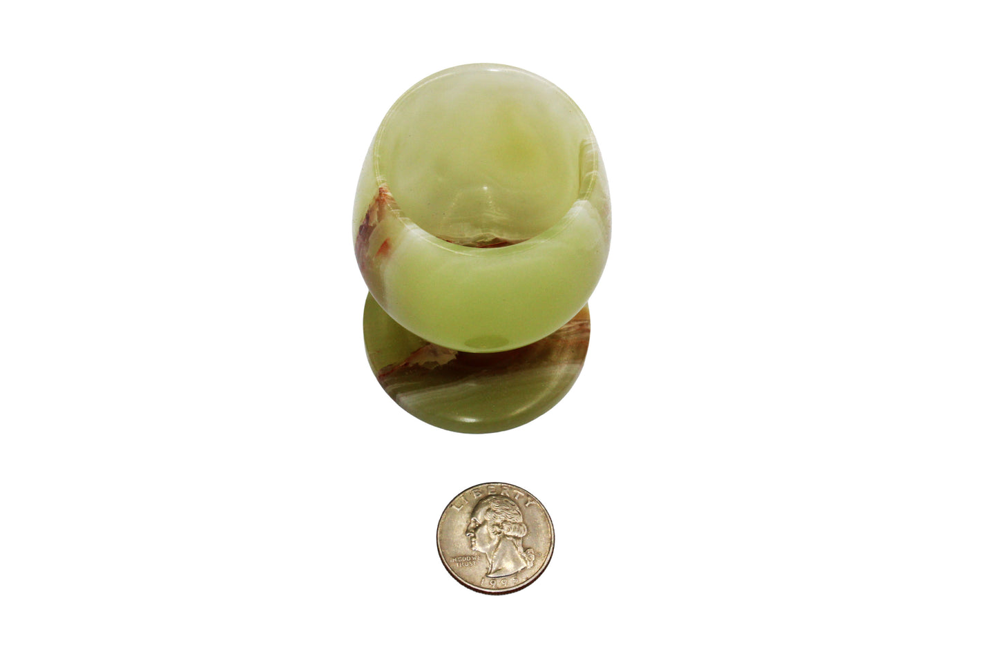 Green Onyx Mini Wine Glass