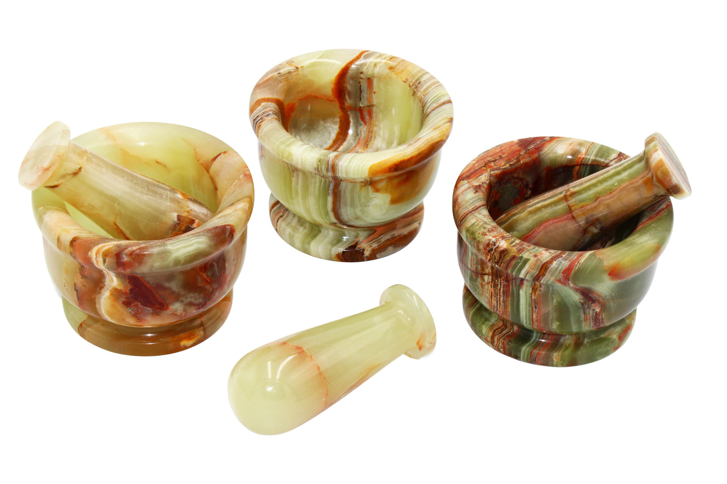 Green Onyx Mortar and Pestle
