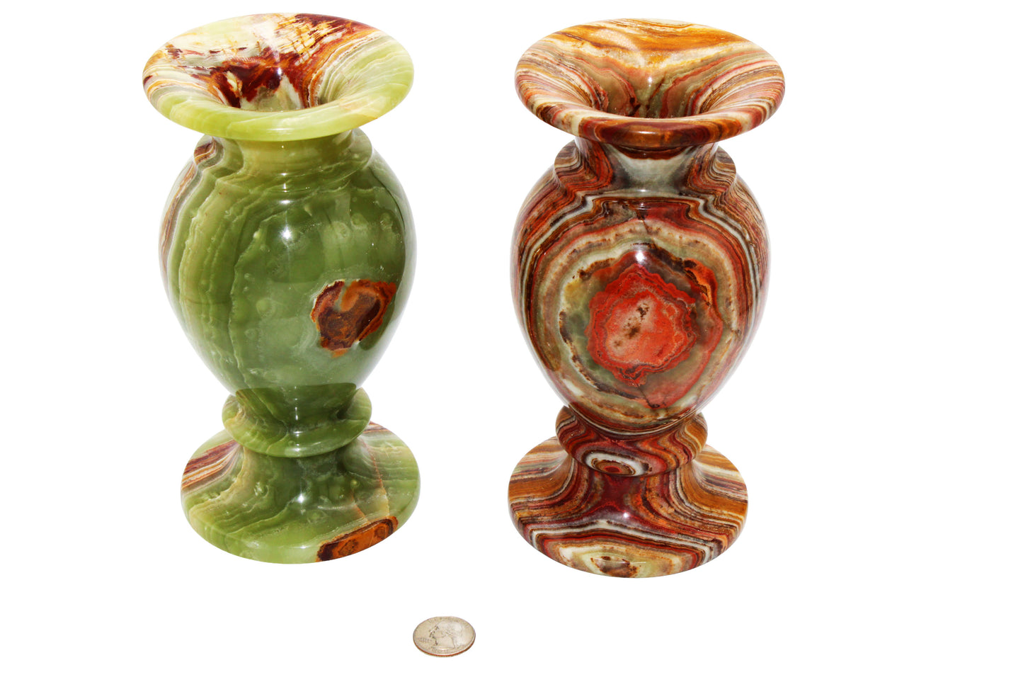 Green Onyx Vase (8-inch)