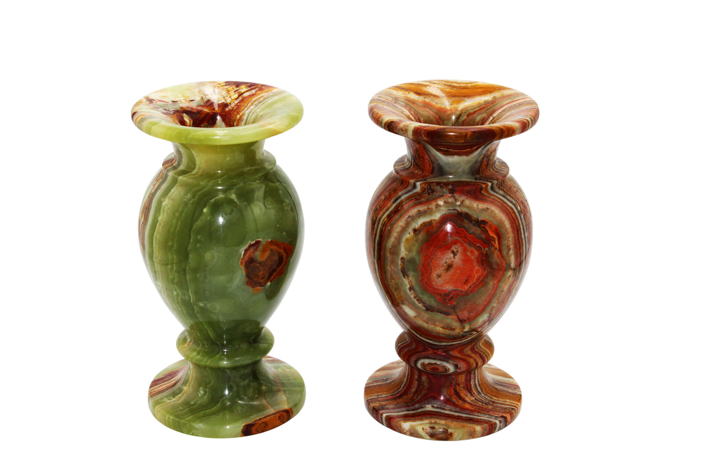 Green Onyx Vase (8-inch)