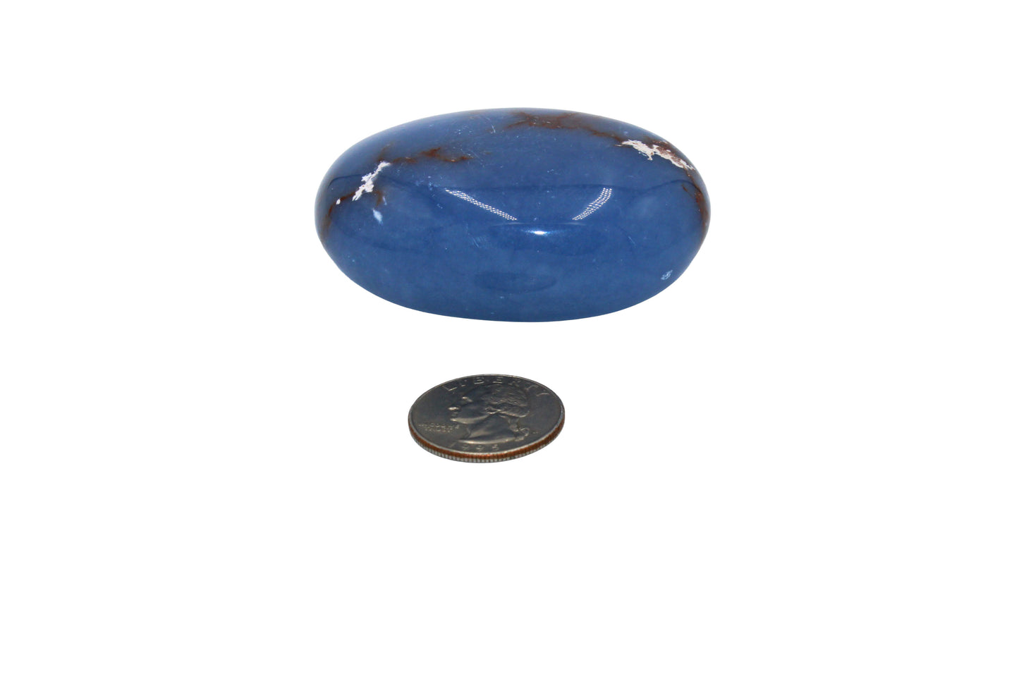 Angelite Palm Stone