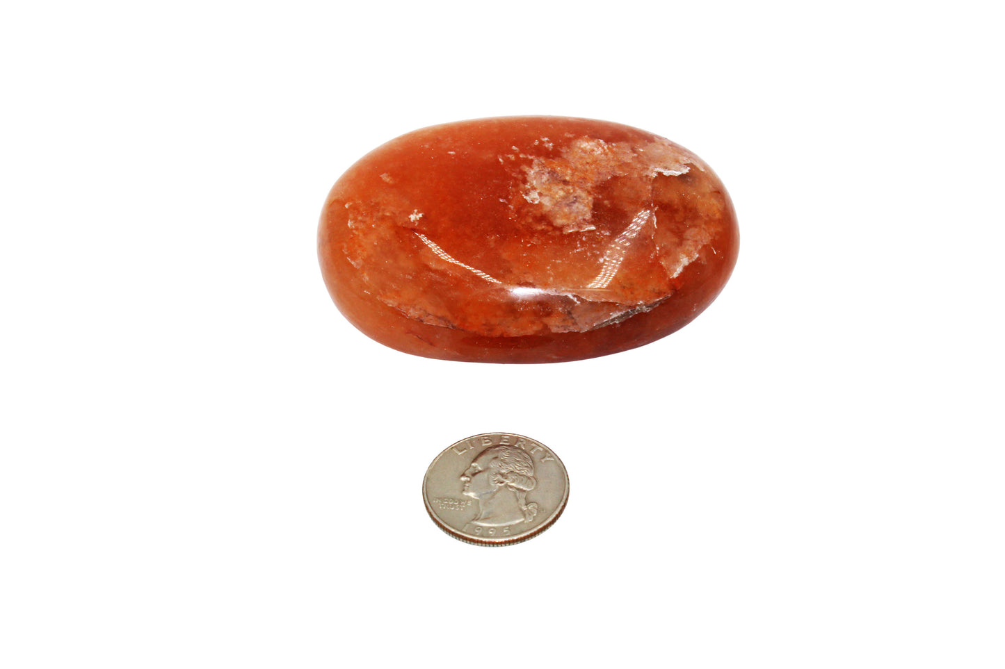 Red Aventurine Palm Stone