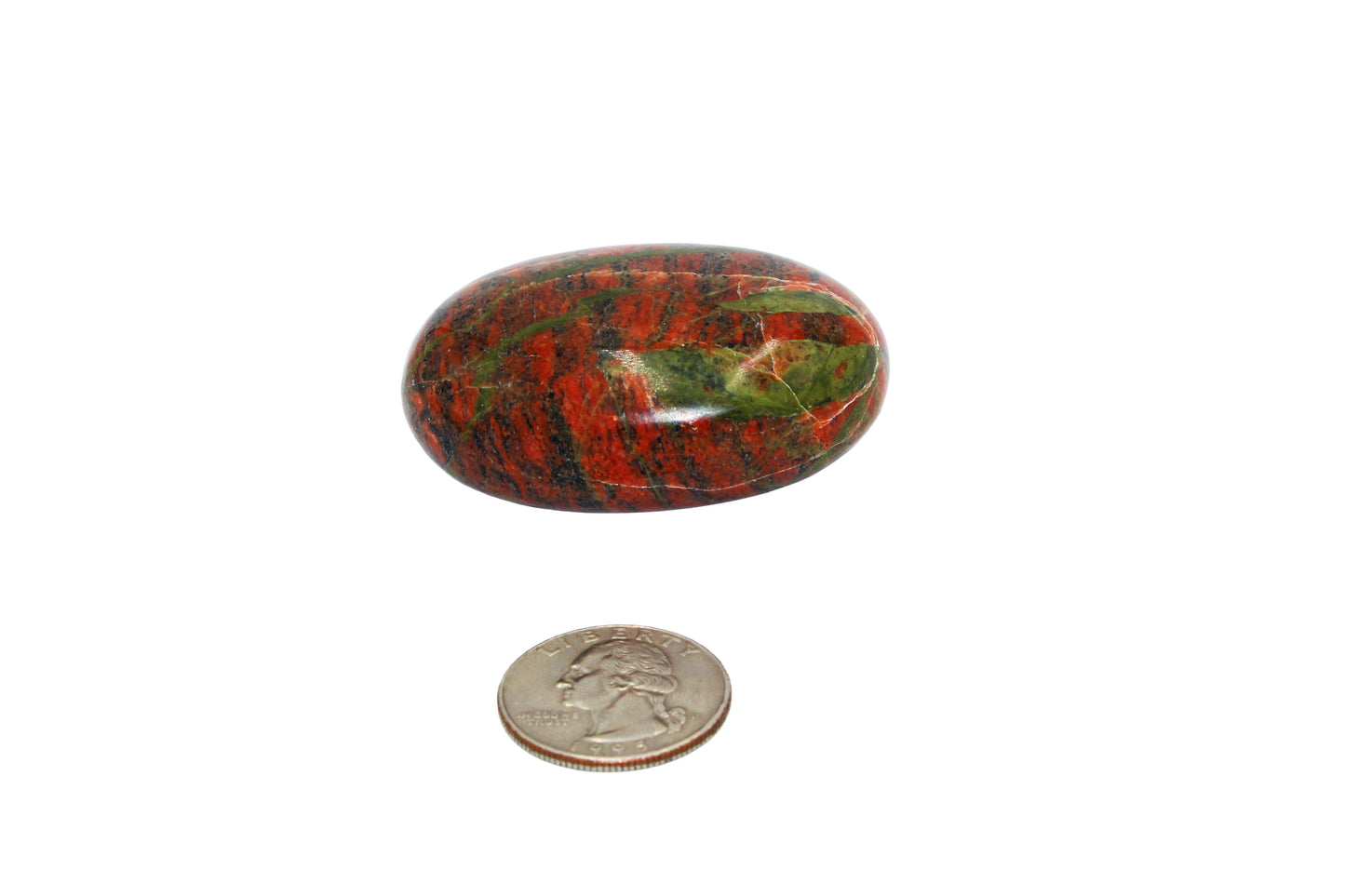 Unakite Palm Stone