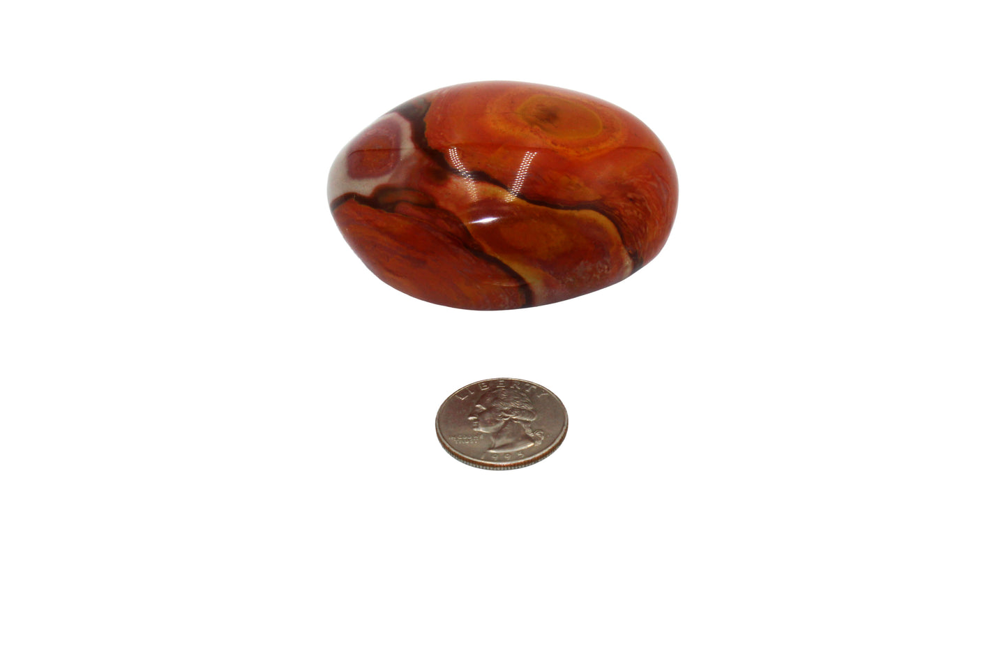 Polychrome Jasper Palm Stone - Large