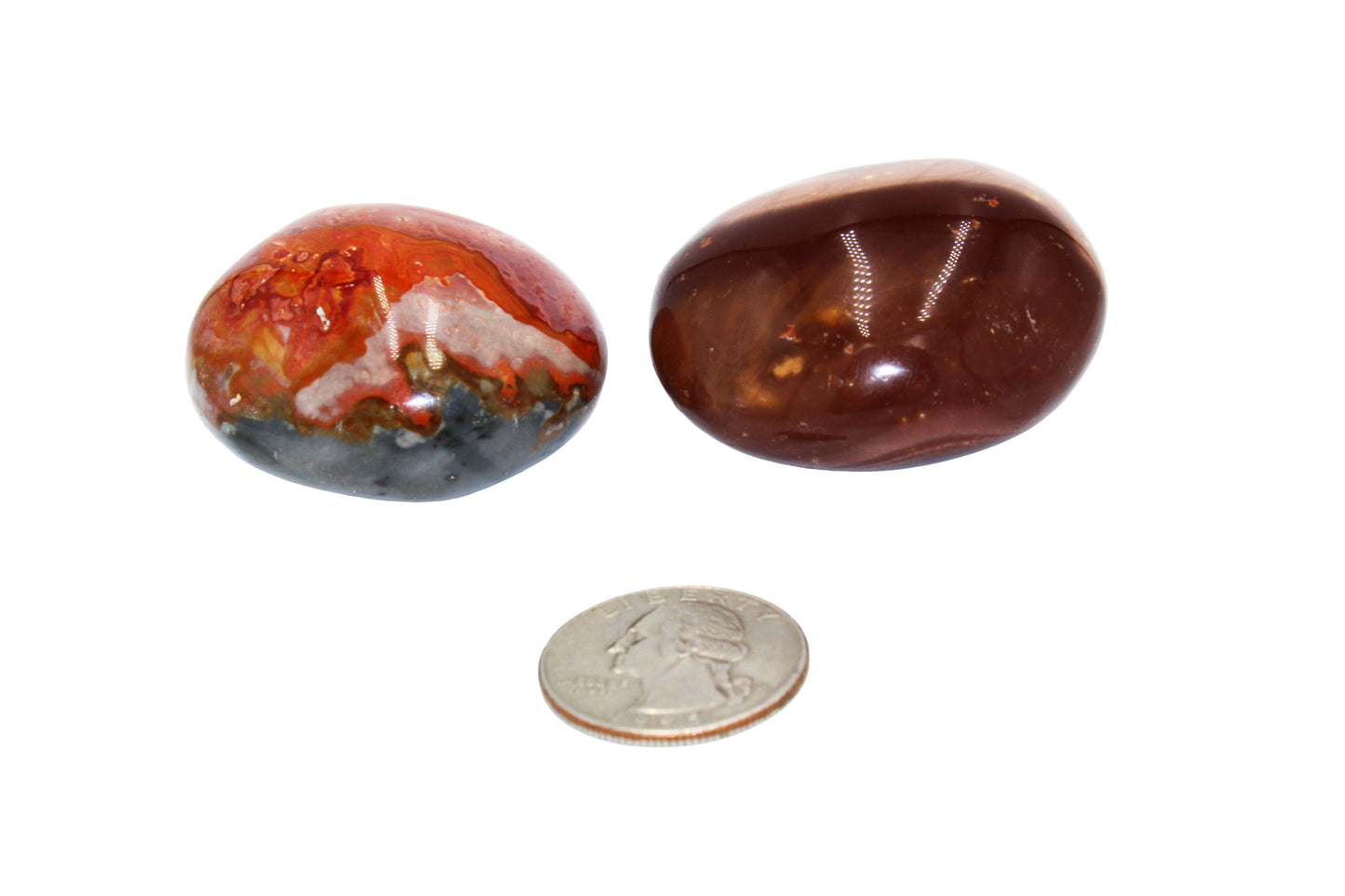 Polychrome Jasper Palm Stone - Small