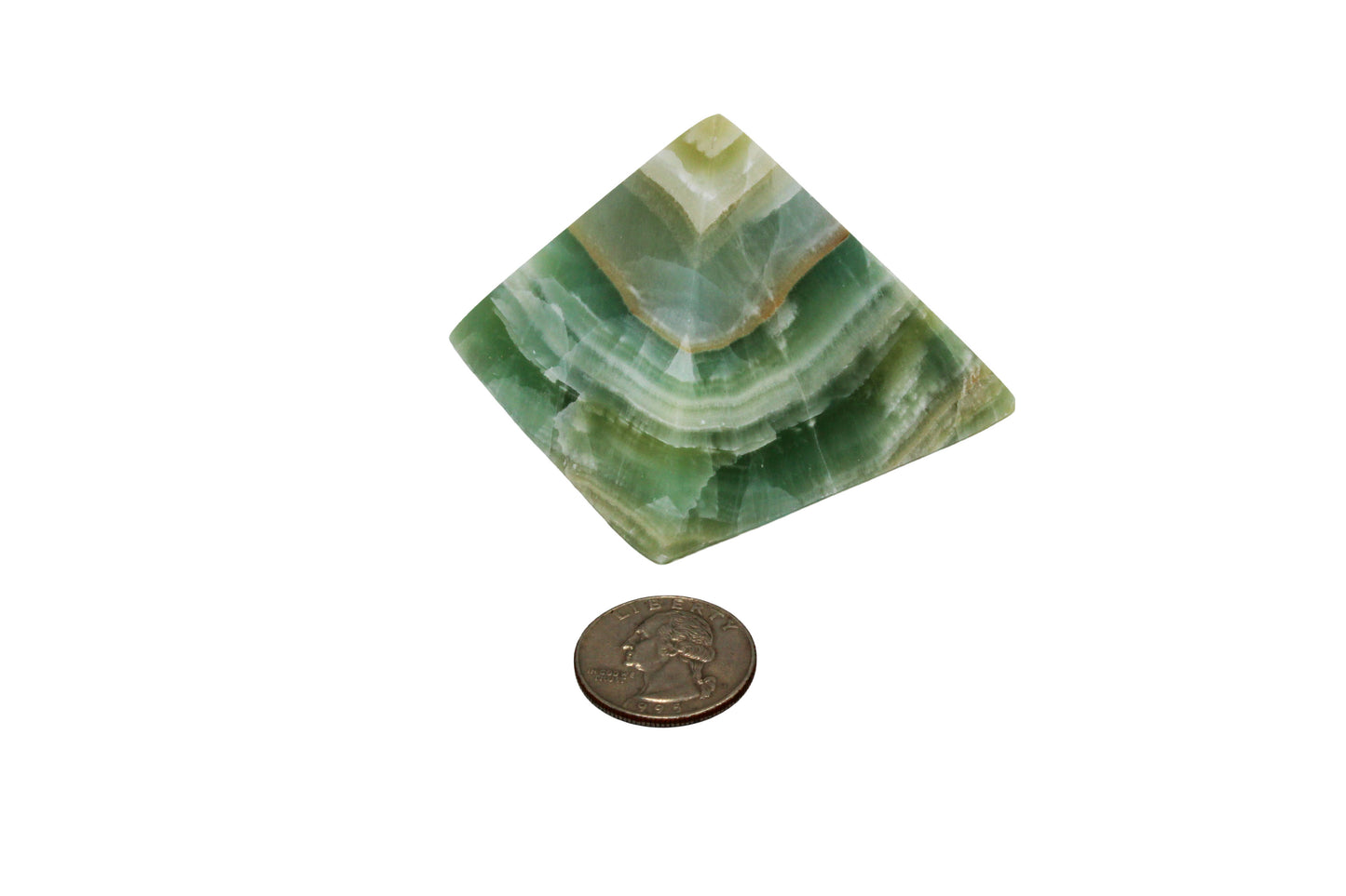 Lime Calcite Pyramid