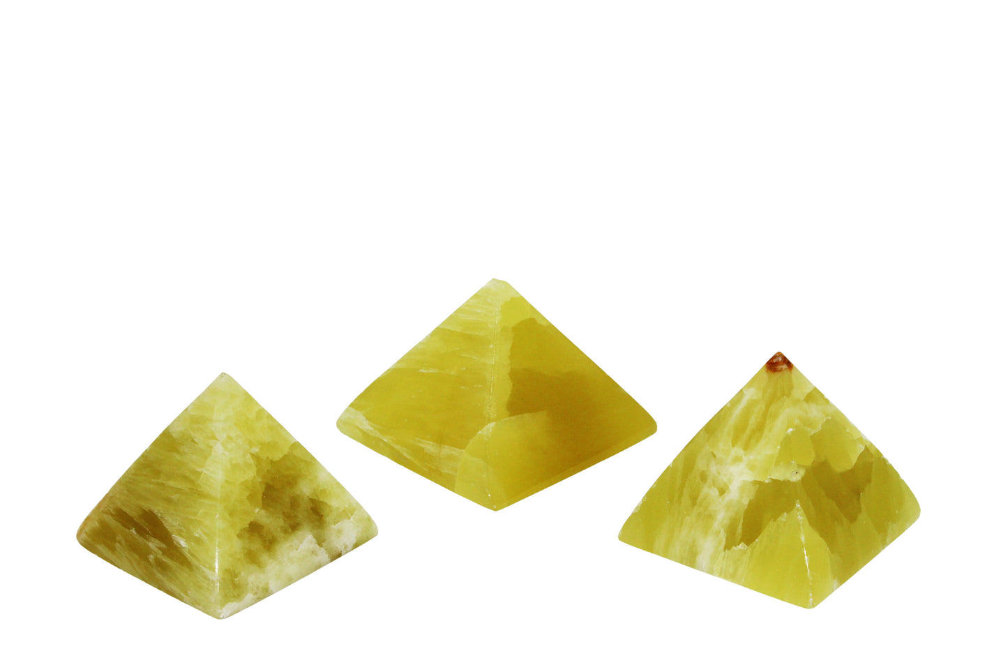 Lemon Calcite Pyramid