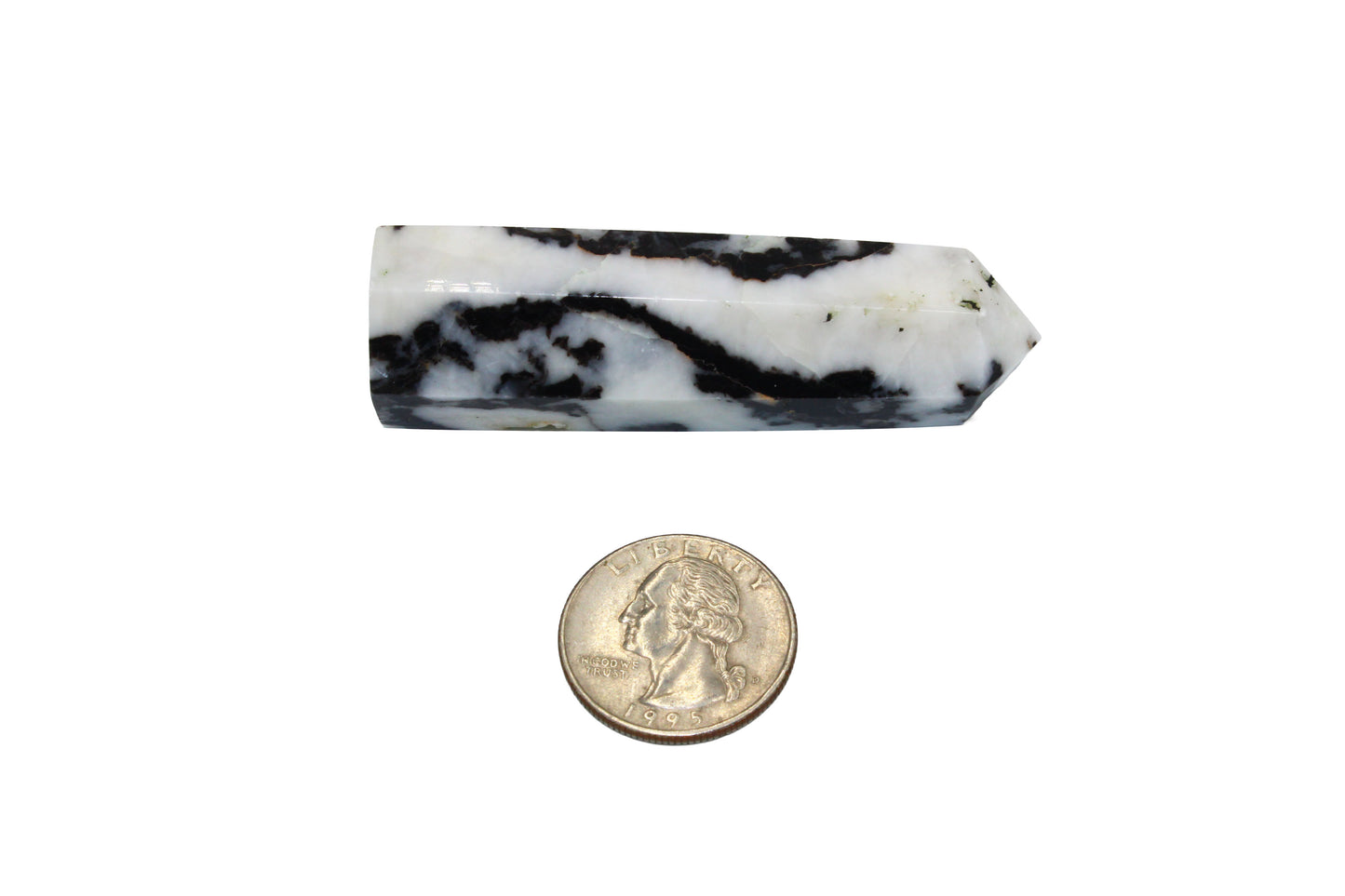 Zebra Marble Obelisk