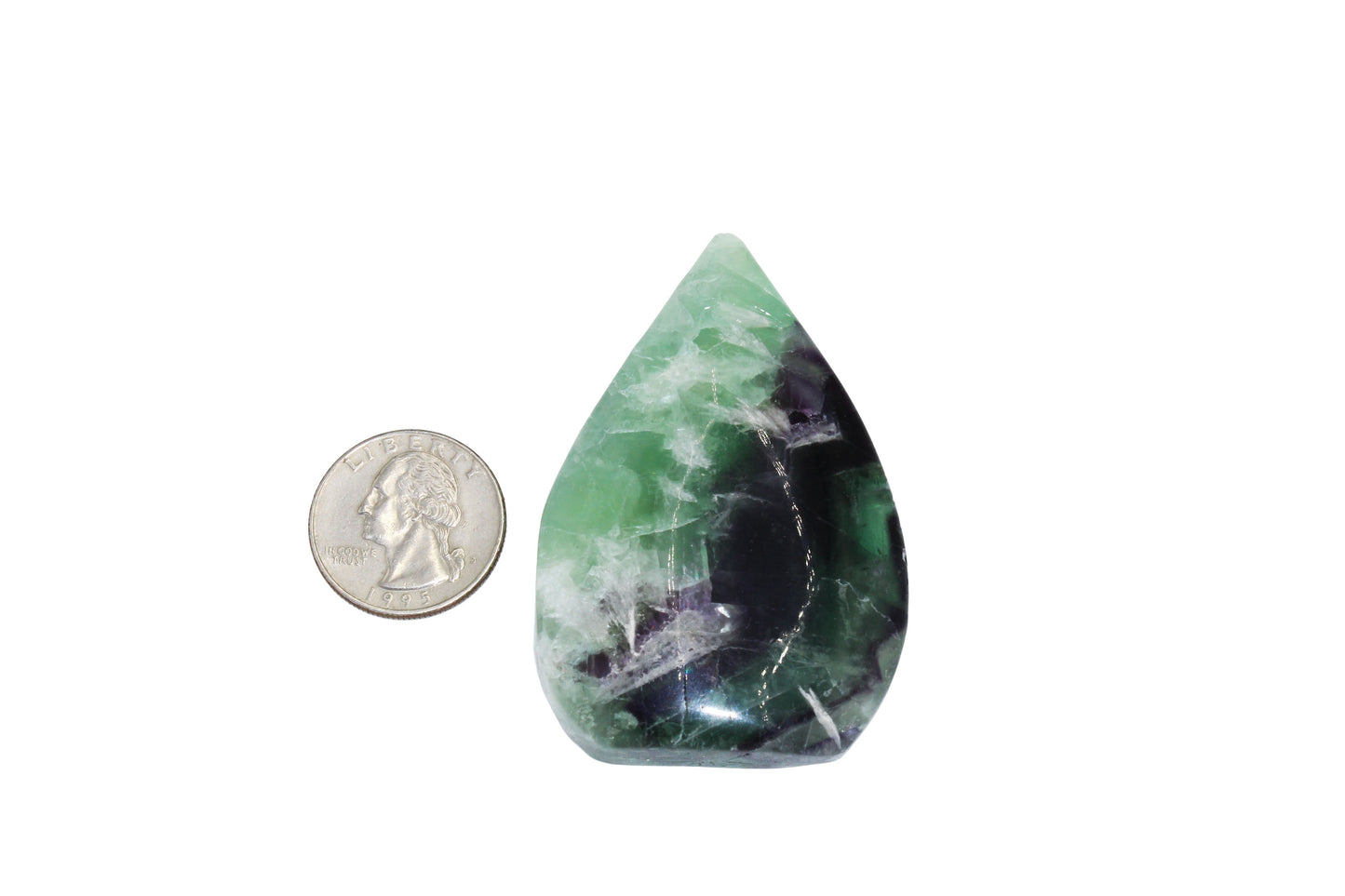 Fluorite Snowflake Flame Small