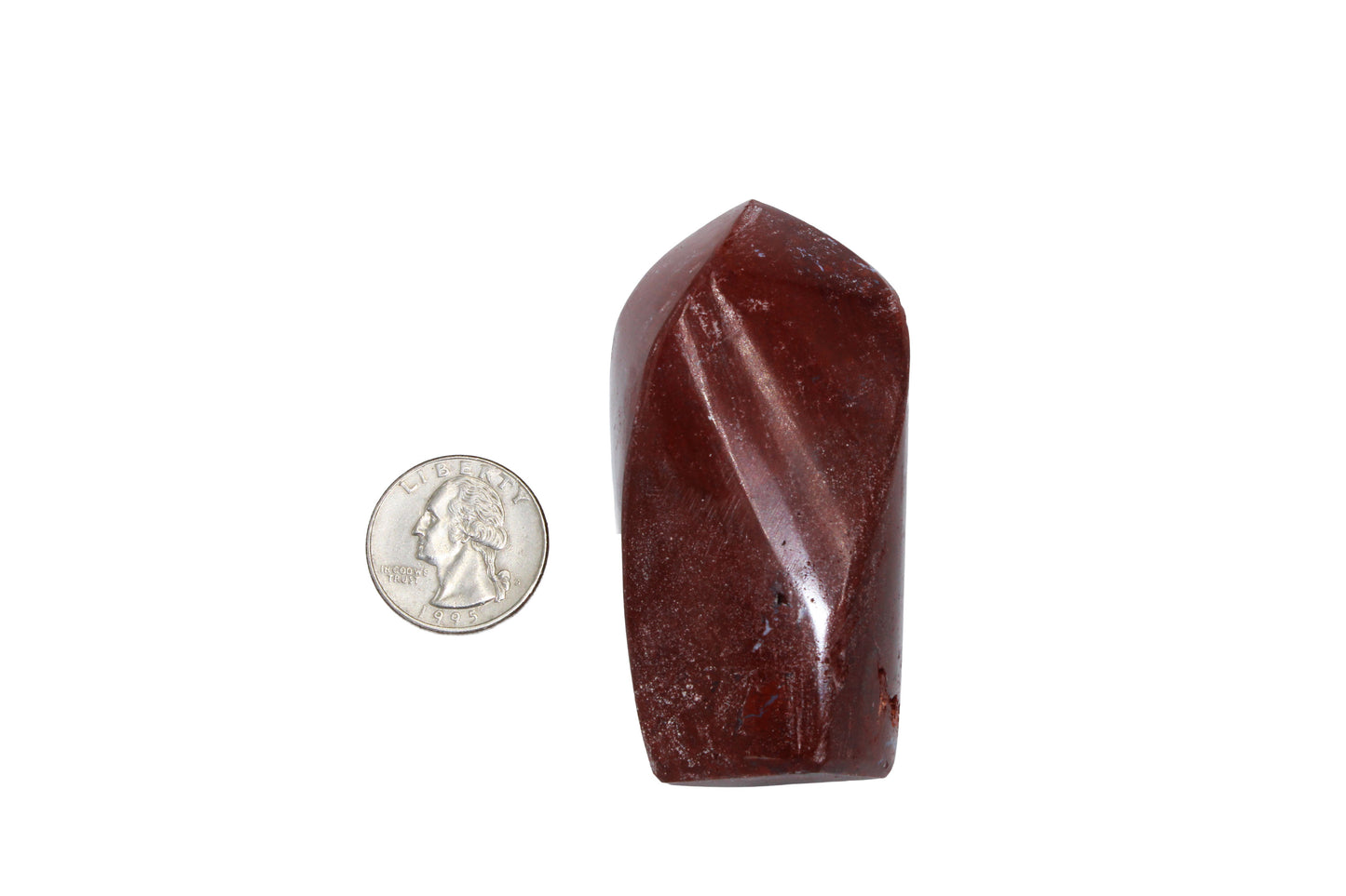 Red Moss Agate Flame Small