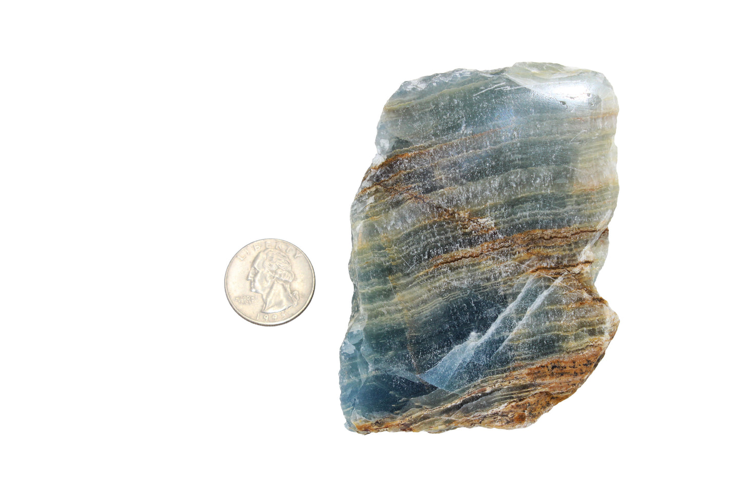Blue Onyx One Side Polished