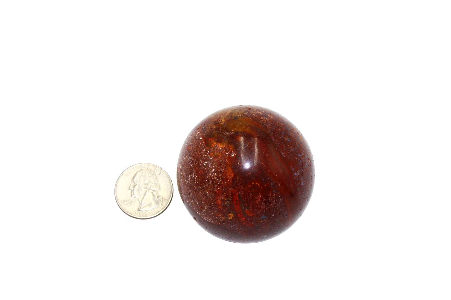 Red Moss Agate Sphere Small