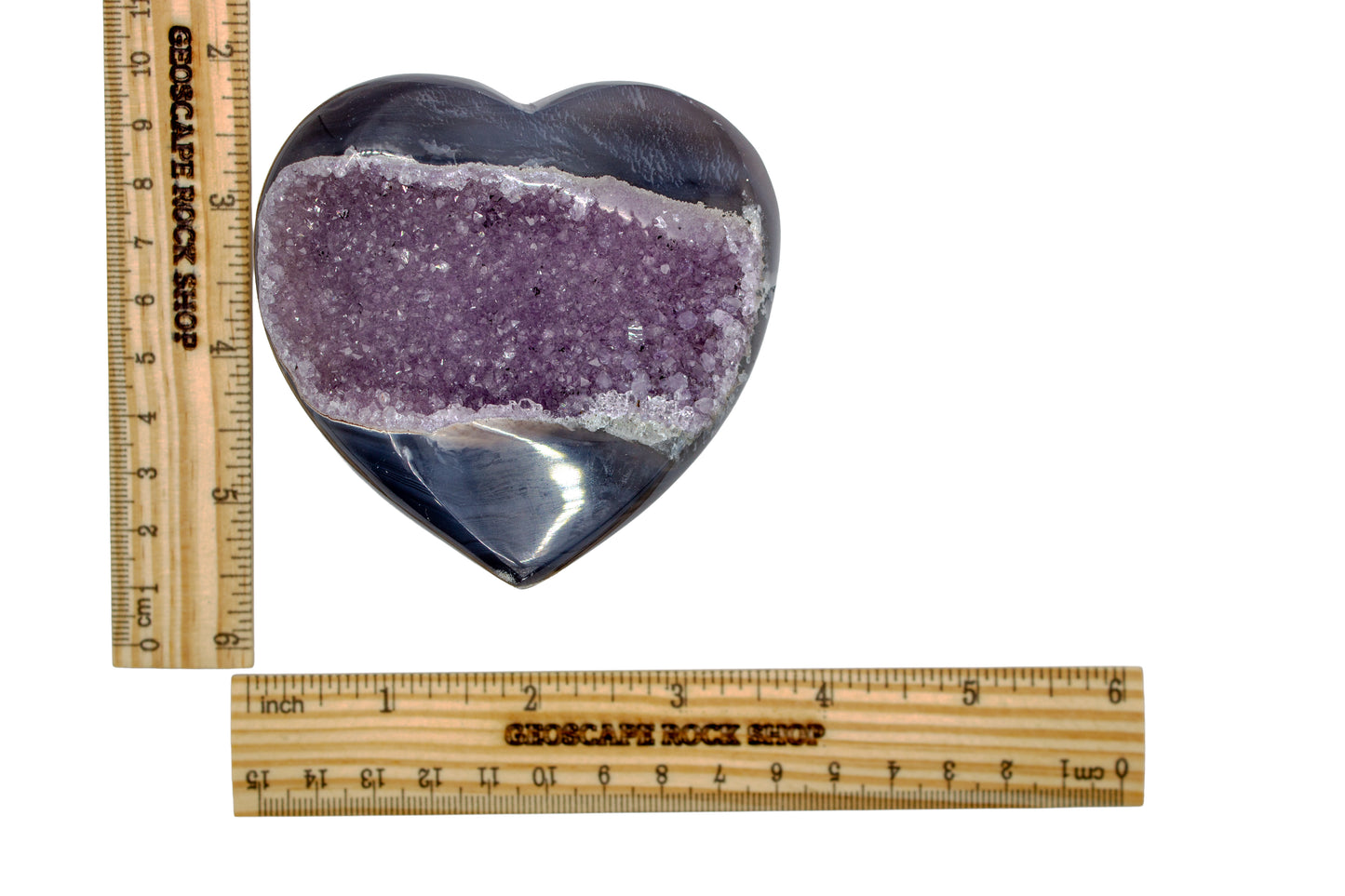 Amethyst Shape Heart