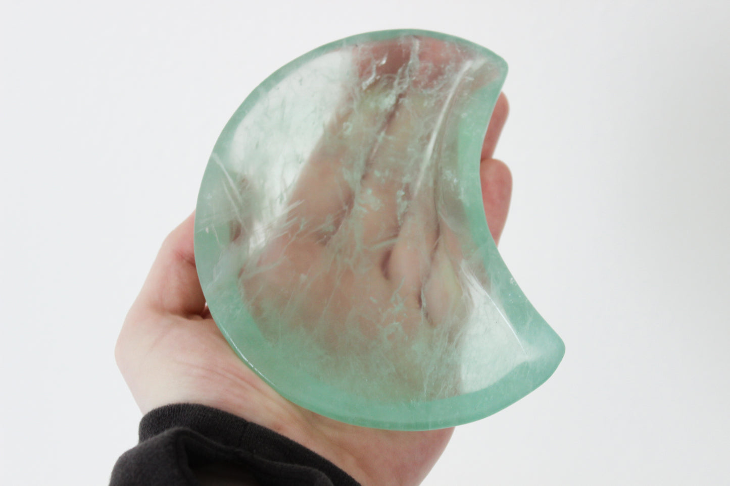 Fluorite Moon Dish Large
