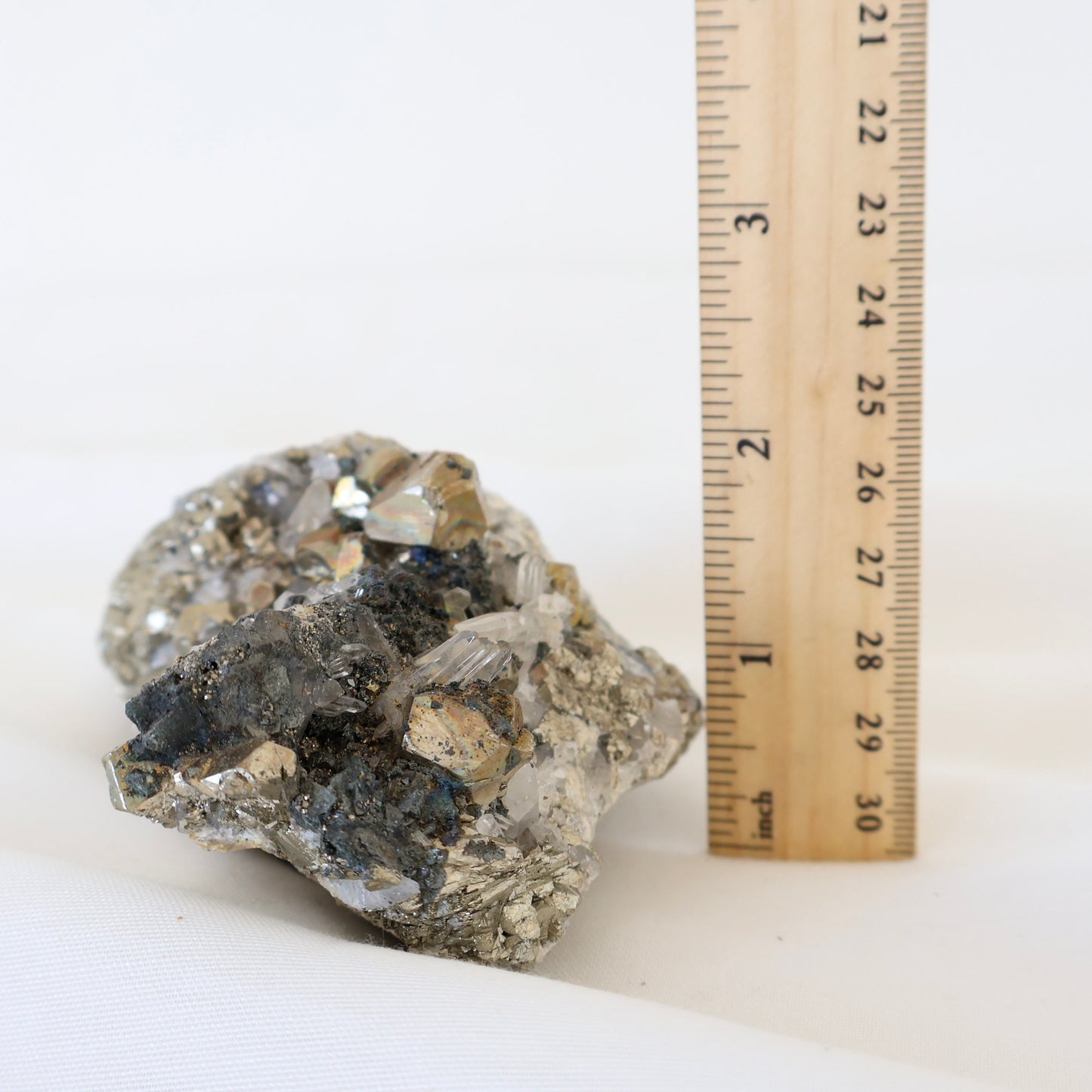Indonesian Pyrite with Quartz, Galena A