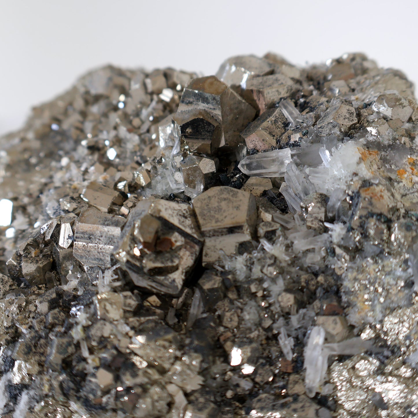 Indonesian Pyrite with Quartz C