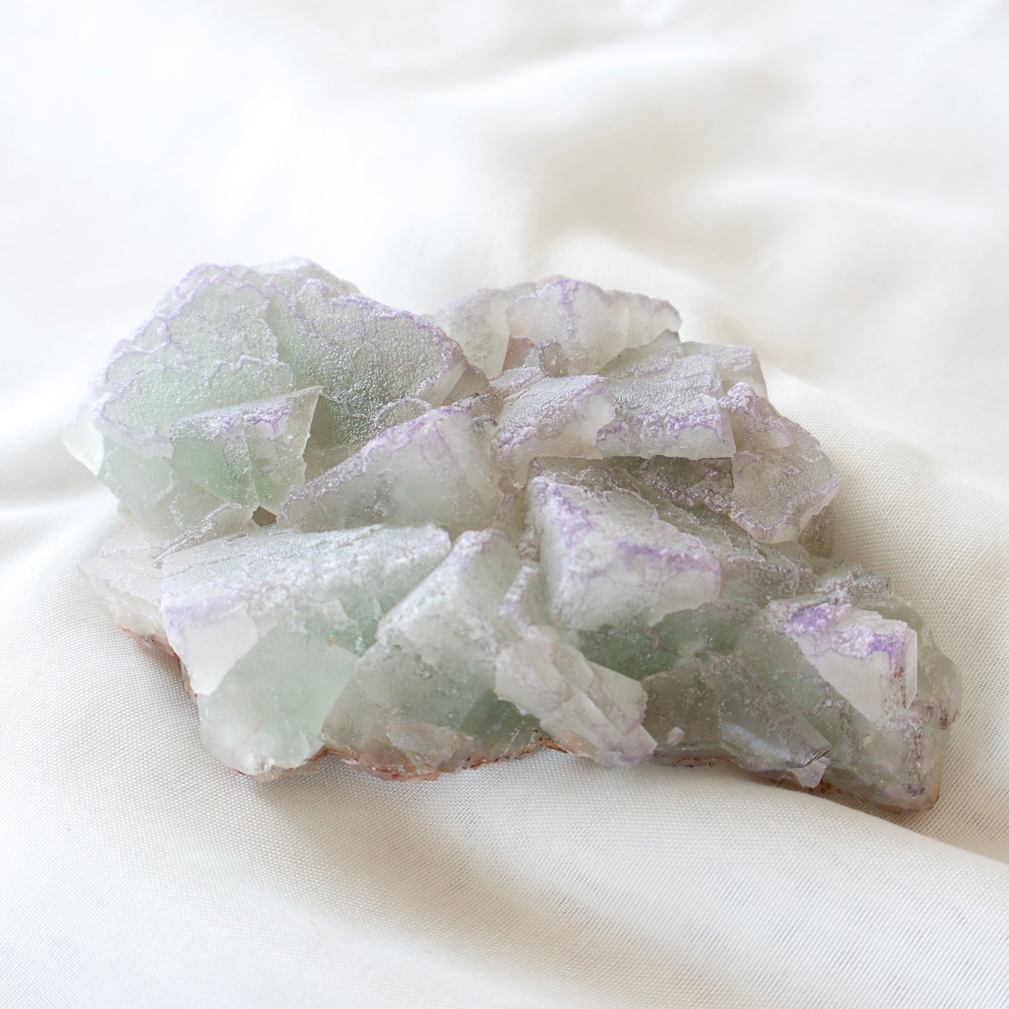 Fluorite- Green with purple tips
