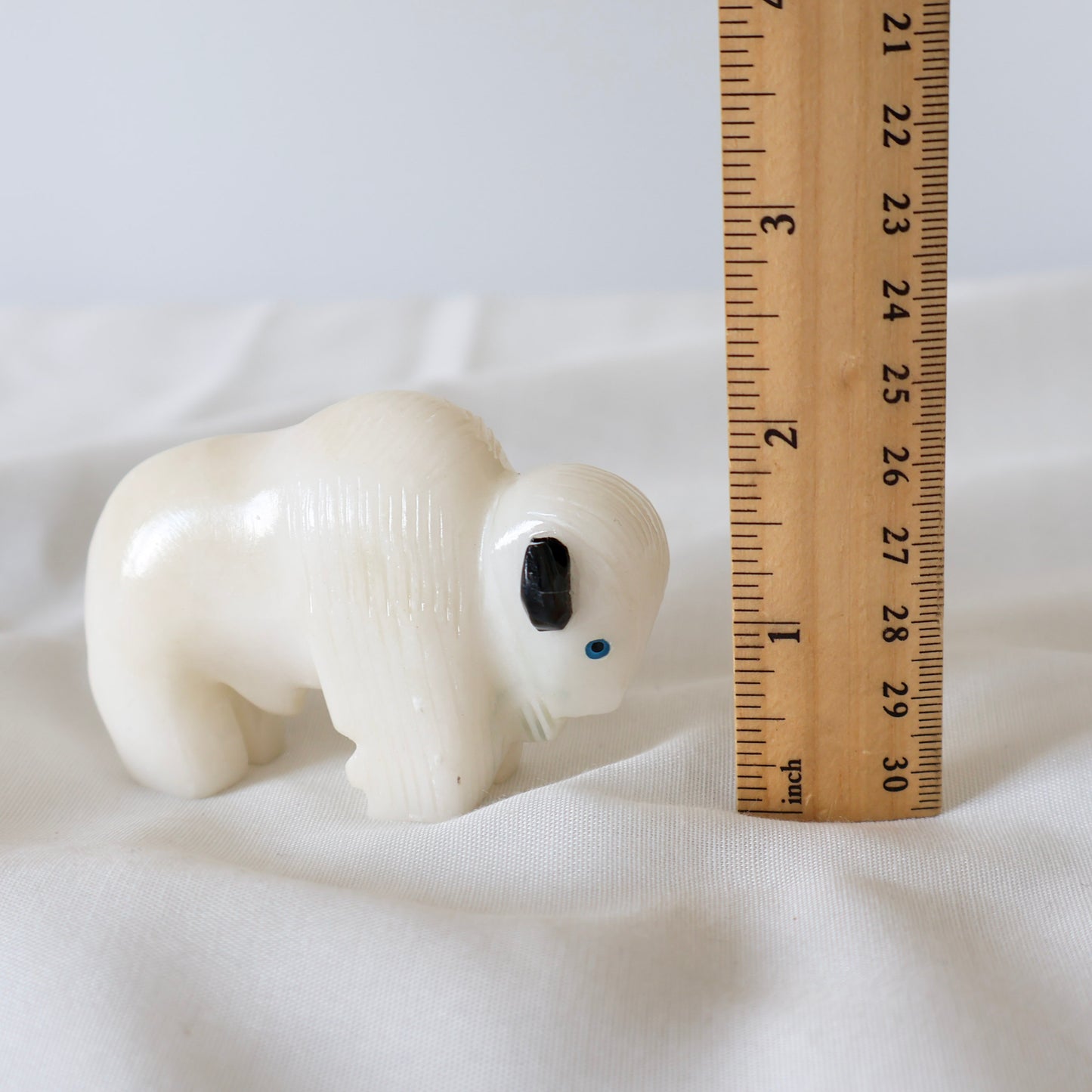 Alabaster Buffalo Carving