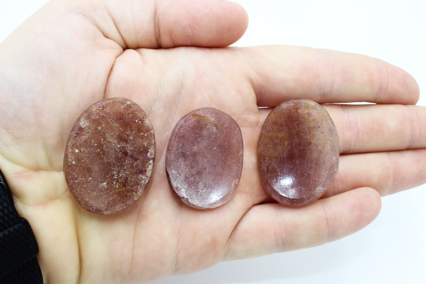 Strawberry Quartz Worry Stone