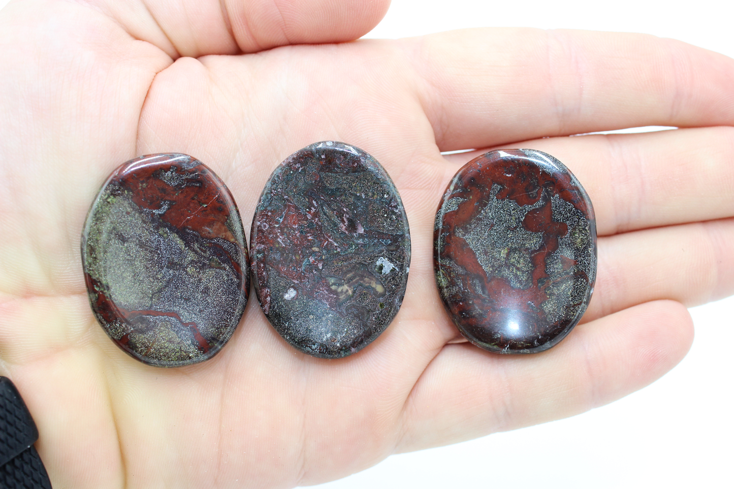 Dragon's Blood Jasper Worry Stone