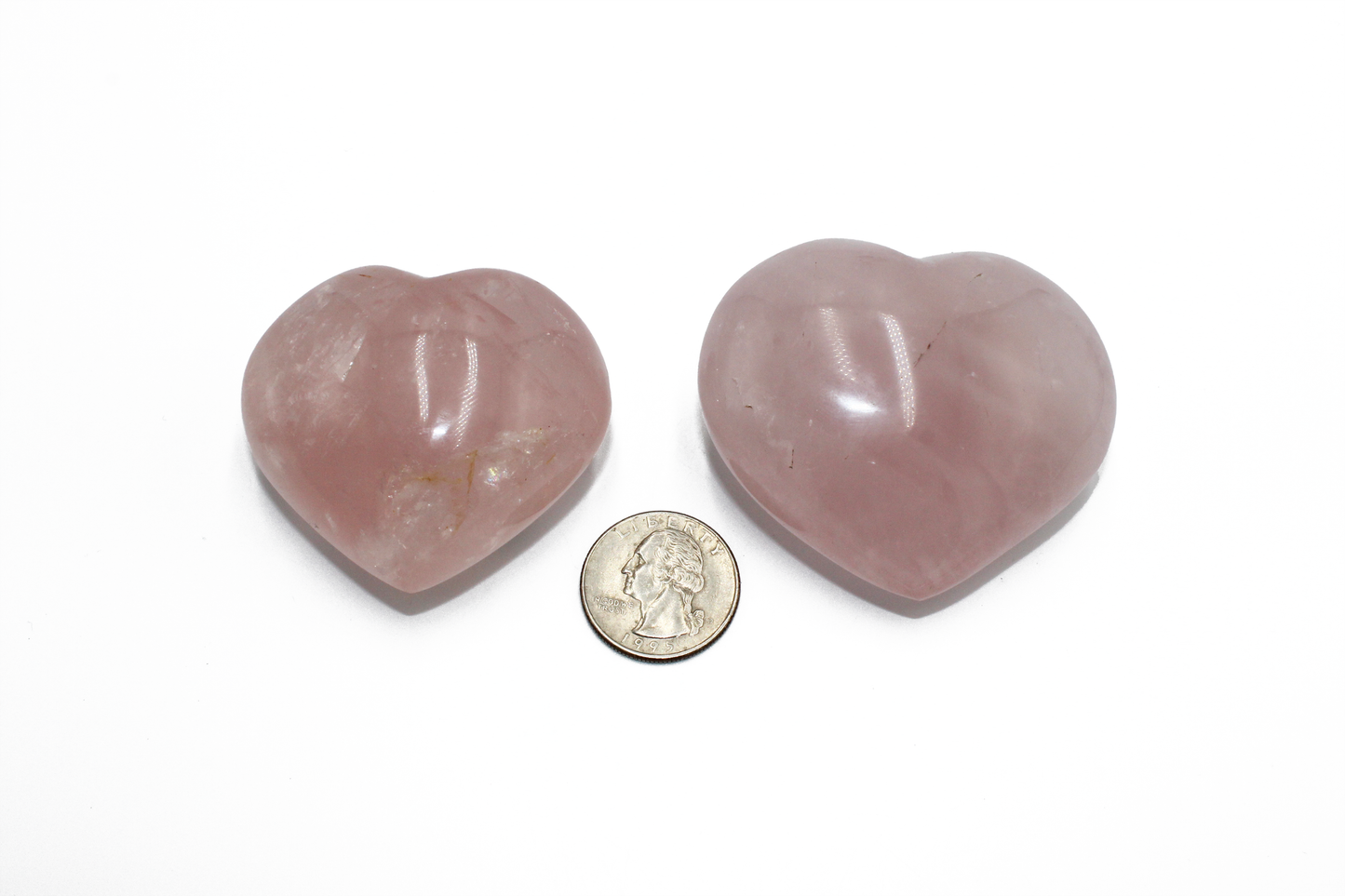 Rose Quartz Heart (Medium)