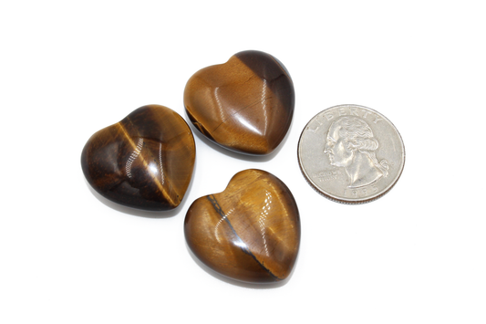 Tiger's Eye Heart (Small)