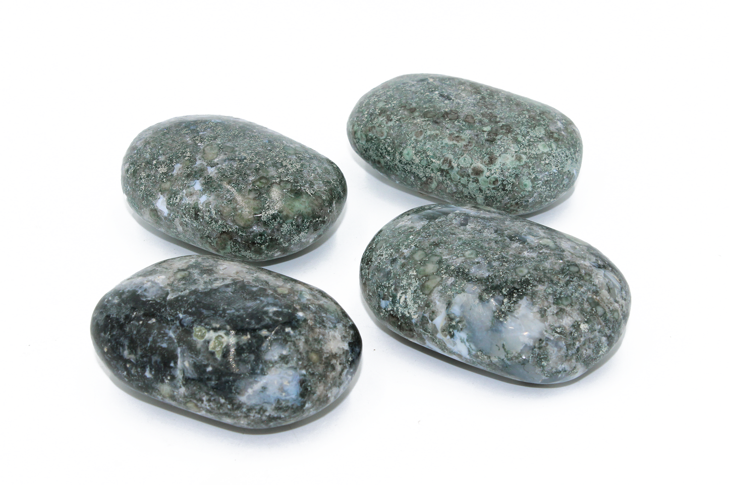 Moss Agate Palm Stone