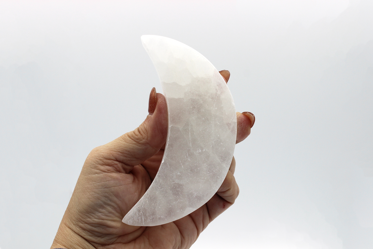 Selenite Half Moon