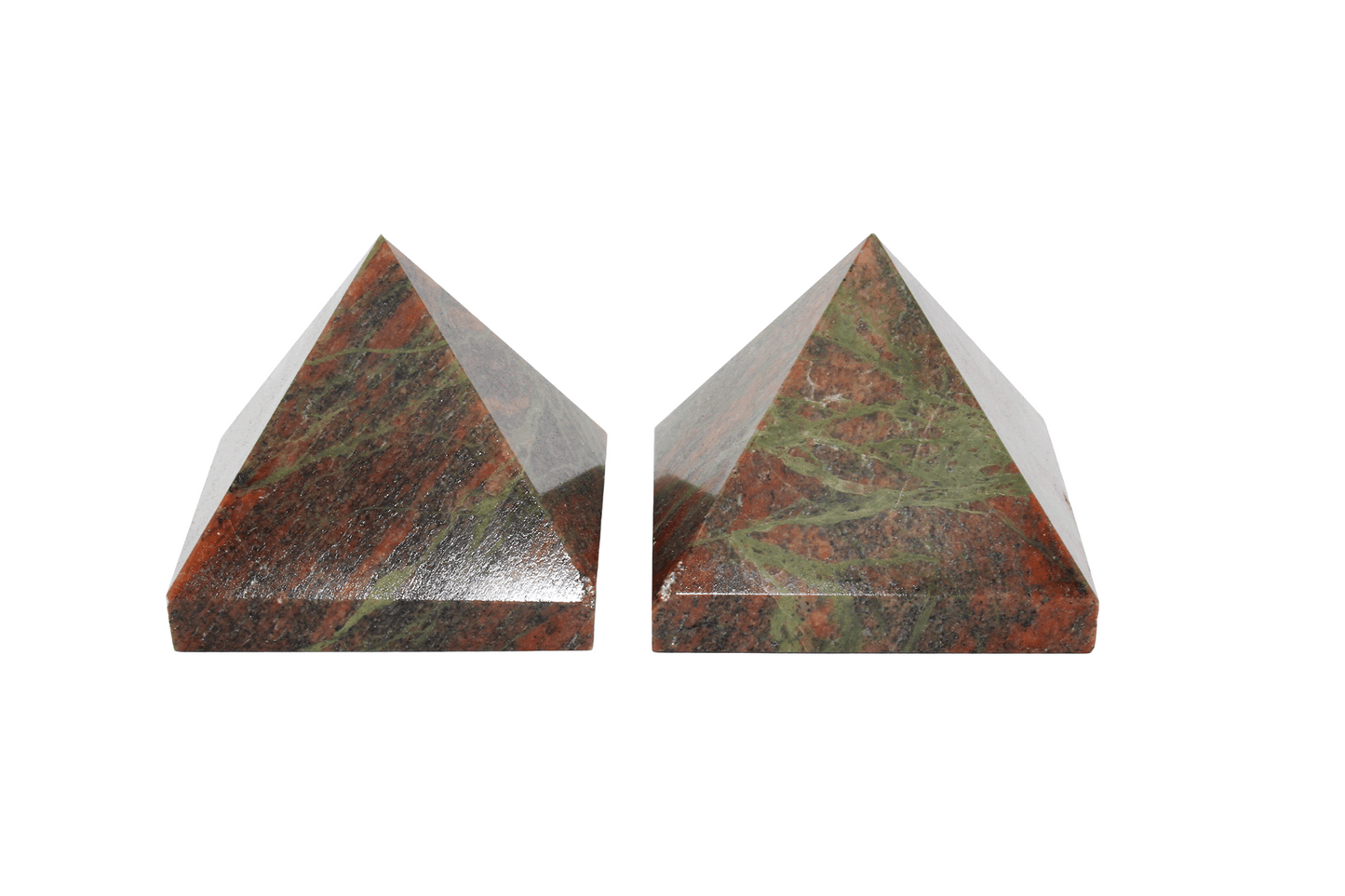 Unakite Pyramid (Medium)