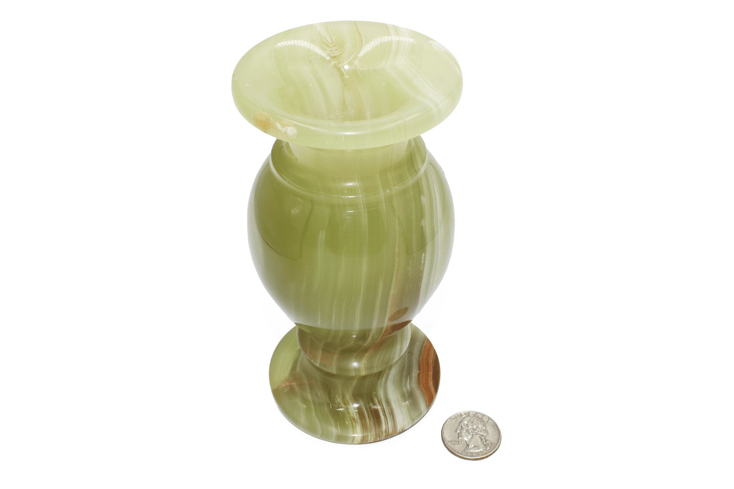 Green Onyx Vase (6-inch) -B