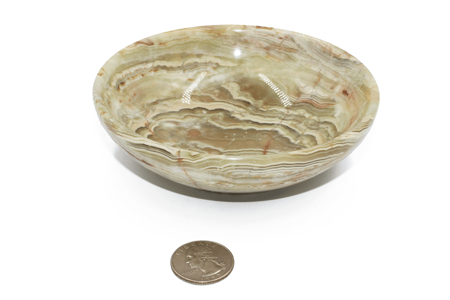 Green Onyx Bowl (5-inch) -A