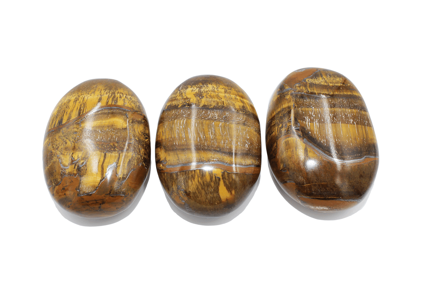 Tigers Eye Palm Stone