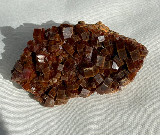 Red Vanadinite Crystal Cluster -140g Mibladen Morocco
