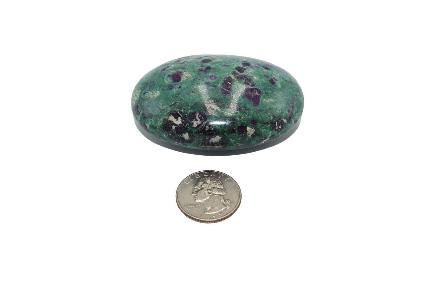 Ruby Fuchsite Palm Stone