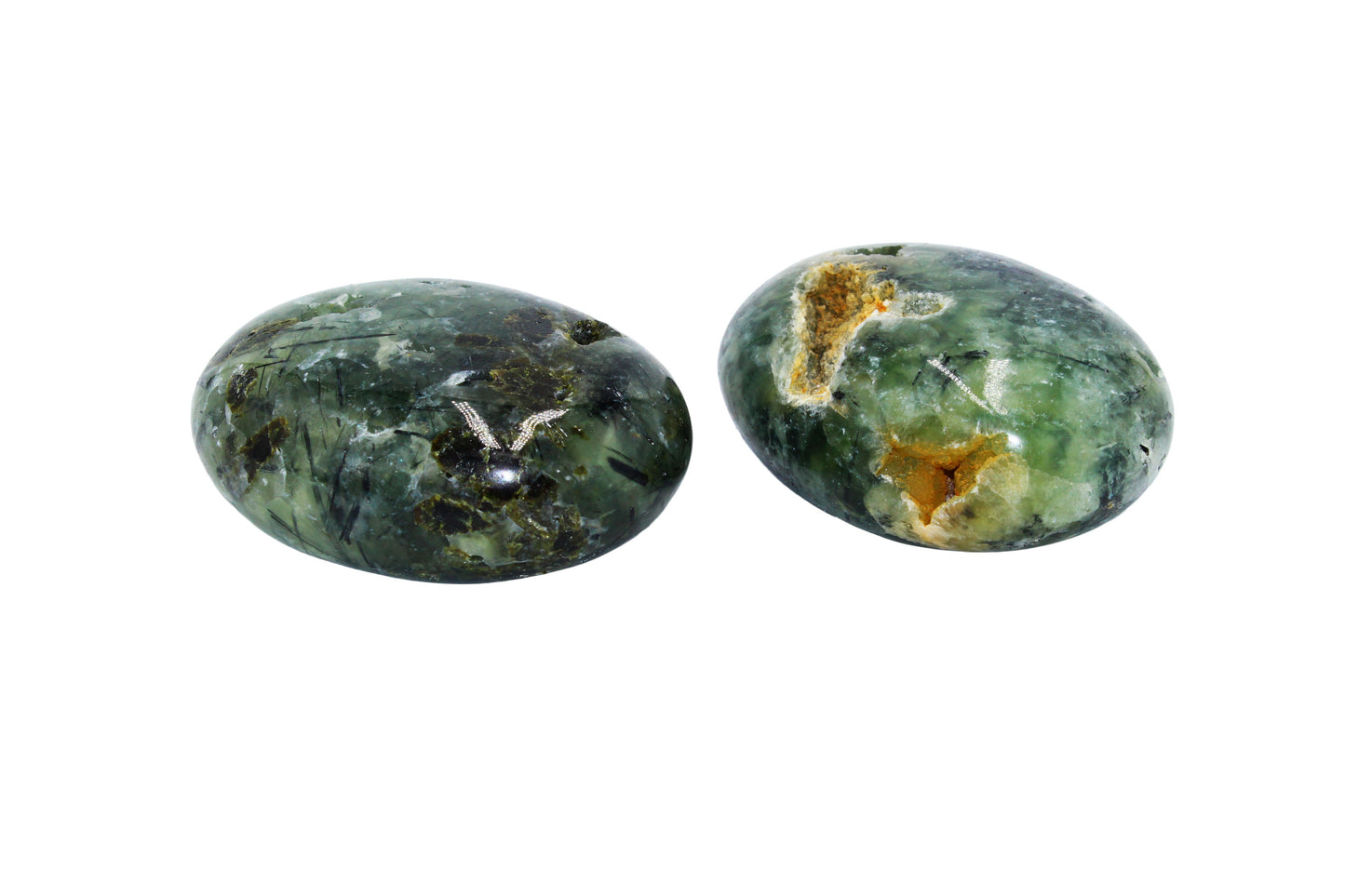 Prehnite Palm Stone