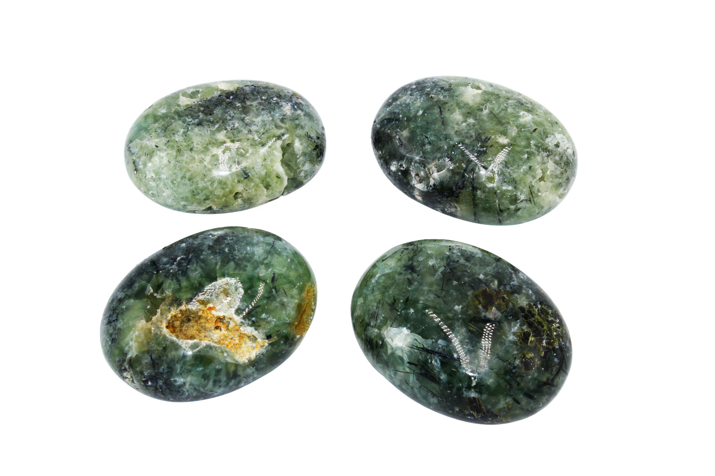 Prehnite Palm Stone