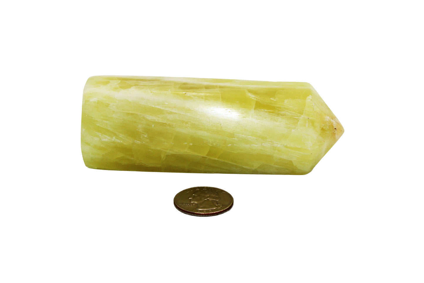 Lemon Calcite Obelisk