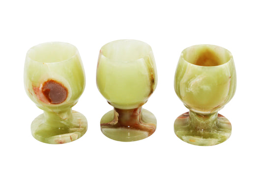 Green Onyx Mini Wine Glass
