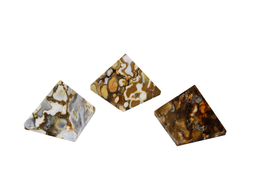 Spotted Agate Pyramid