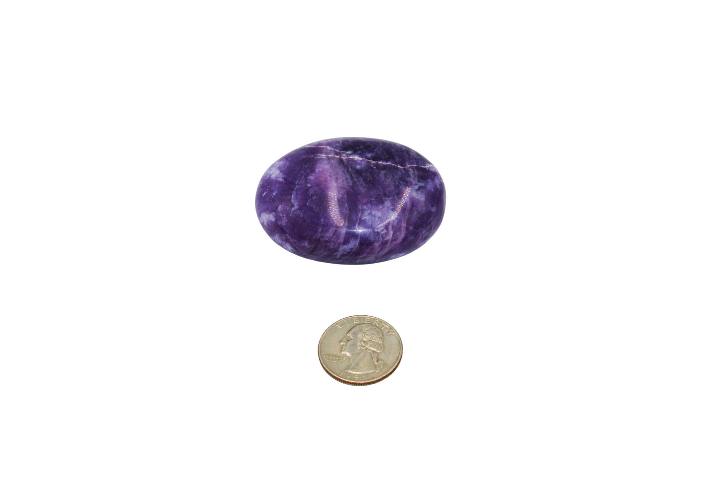 Lepidolite Palm Stone