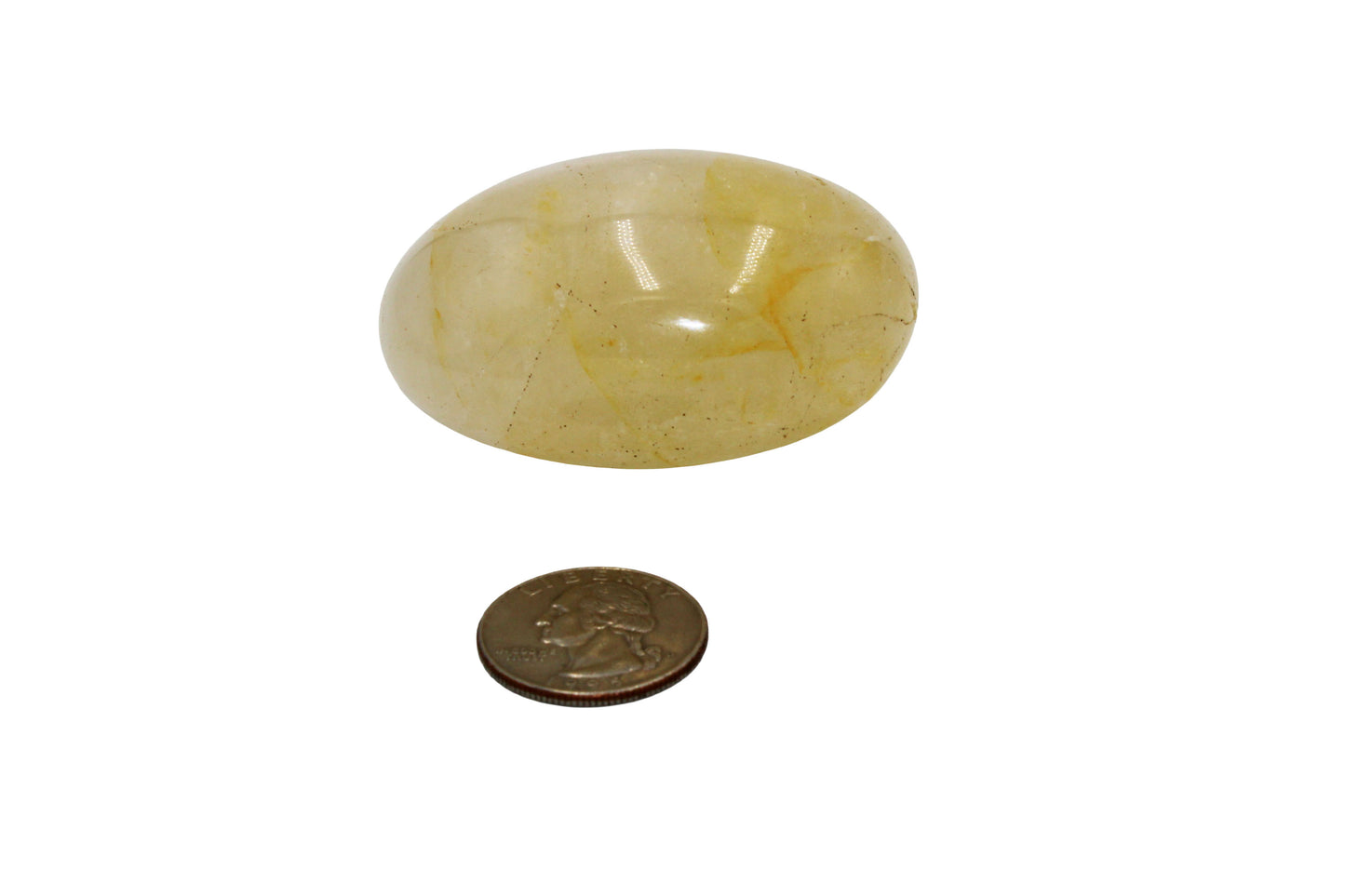 Hematite Quartz Palm Stone